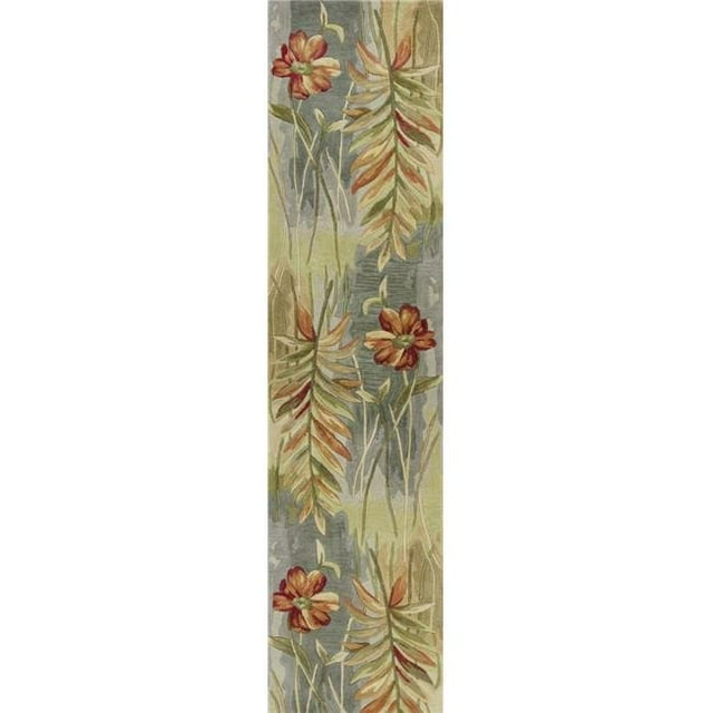 HomeRoots 353017 2 Pi 6 Po x 10 Pi Laine de Coureur Tapis de Zone Multicolore