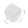 thumbnail image 4 of Unique Bargains 1 Pc Braces Box with Strainer Portable Braces Storage Box White, 4 of 5