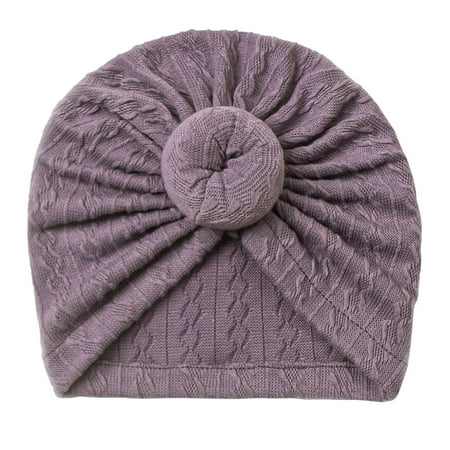 

TSADFHJI Christmas Kids Caps Girls Baby Caps 0-6 Months with Rope Toddler Baby Boys Girls Solid Cap Knotted Elastics Turban Hat One Size