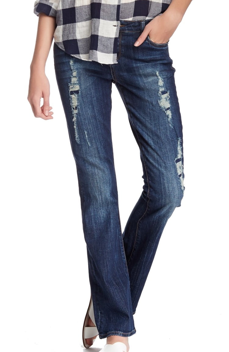 kut from the kloth farrah baby bootcut jeans