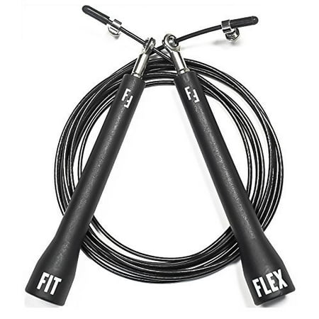 FIT and FLEX  Fast Jump Rope  Adjustable  Best for MMA Cross-fit Martial