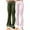 C-Pink, variant on Wyobmus Women's Bell Bottom Flare Pants 2Pc Solid Color Elastic Waisted Skinny Sports Pants Casual Pants C-Light Blue