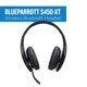 thumbnail image 3 of BlueParrott S450-XT Voice-Controlled Bluetooth Headset – Industry Leading Sound with Long Wireless Range, Extreme Comfort and Up to 24 Hours of Talk Time, Black, Stereo, 3 of 5