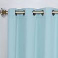 thumbnail image 2 of Bkue Nile Mills Modern, Classic Solid Semi Blackout Curtains, Set of 2, 46" x 84'', Green Lily, 2 of 14