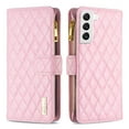 thumbnail image 4 of Nalacover for Samsung Galaxy S23 Zipper Wallet Case with Magnetic Clasp Flip Folio Kickstand 9 Card Slots Luxury Premium PU Leather and Soft TPU Shockproof with Wrist Strap Cover.Pink, 4 of 10