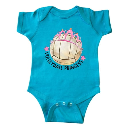 

Inktastic Volleyball Princess- Tiara Gift Baby Girl Bodysuit