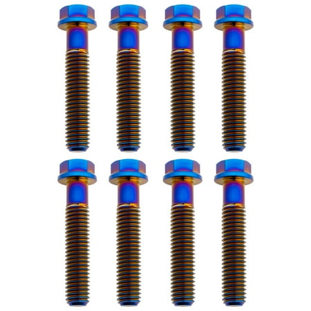Tusk Titanium Triple Clamp Bolt Kit X-Trig Triple Clamp Burnt Blue for Yamaha Yz250 Monster Energy Yamaha Racing Ed. 2023 2025