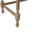 thumbnail image 6 of Laptop Desk with Center Glide Drawer, Writing Desk with Solid Wood Turned Legs, MDF with Solid Wood Veneer Top, Natural, 6 of 7
