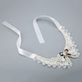 thumbnail image 4 of Collar de perlas para perro, pajarita ajustable para mascotas, lazo para perro, cuello con claridad notable, 4 of 8