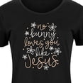 thumbnail image 3 of Instant Message - No Bunny Loves You Like Jesus - Women's Any Way Dress, 3 of 7