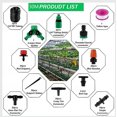 thumbnail image 4 of Kit d'Irrigation Goutte à Goutte, Système d'Irrigation de Jardin Automatique Réglable 100 Pieds/30m, 4 of 4