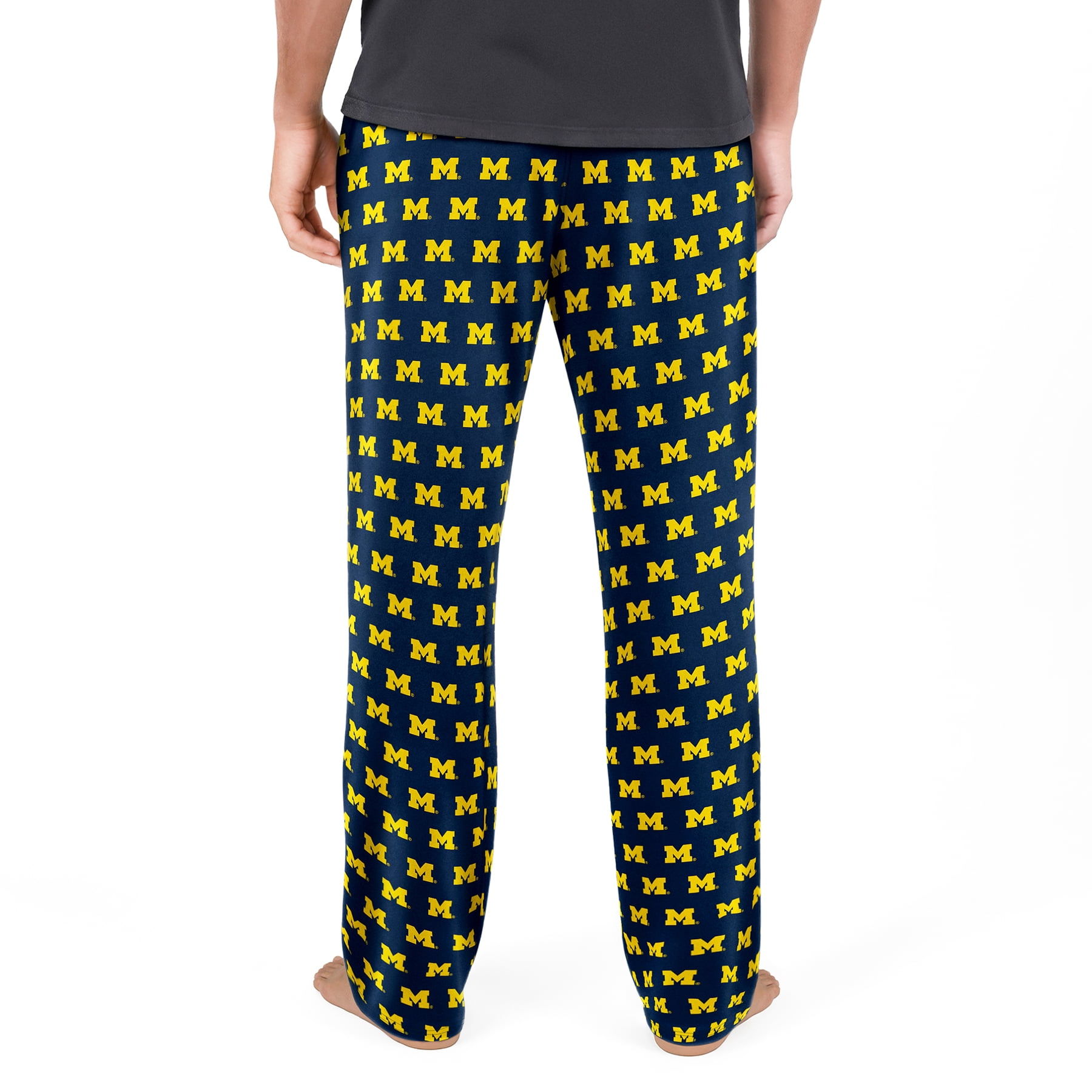 NCAA Mens Michigan Wolverines All Over Print Pajama Pants