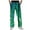 Green, variant on Men Casual Pants Carnival Clothes For Men Carnival Special Glitter Casual Wide Leg Pants Festival Fashion Foreign Trade Loose Comfortable Pants Purple XXL