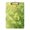 Gold, variant on Spring Leaf Pattern 12.5x9in Clipboard, Durable Acrylic with Metal Clip and Wall Hook for Office or Classroom