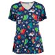 thumbnail image 1 of Pntutb Blusa de Acción de Gracias de Uniforme de Trabajo de Manga Corta con Cuello en V para Mujer Pntutb Pntutb-5384, 1 of 3