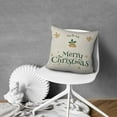 thumbnail image 7 of Merry Christmas Christmas Trees Decorative Pillows Christmas Trees Square Pillow Covers 18 X 18 Set Of 4, Farmhouse Home Decor, 7 of 7