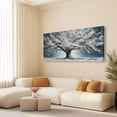 thumbnail image 4 of Large White Trees of Life Canvas Wall Art, Creative Trees Decor Painting Canvas Print for Living Room, Bedroom, Office Decorations, Gifts for Men, 4 of 7