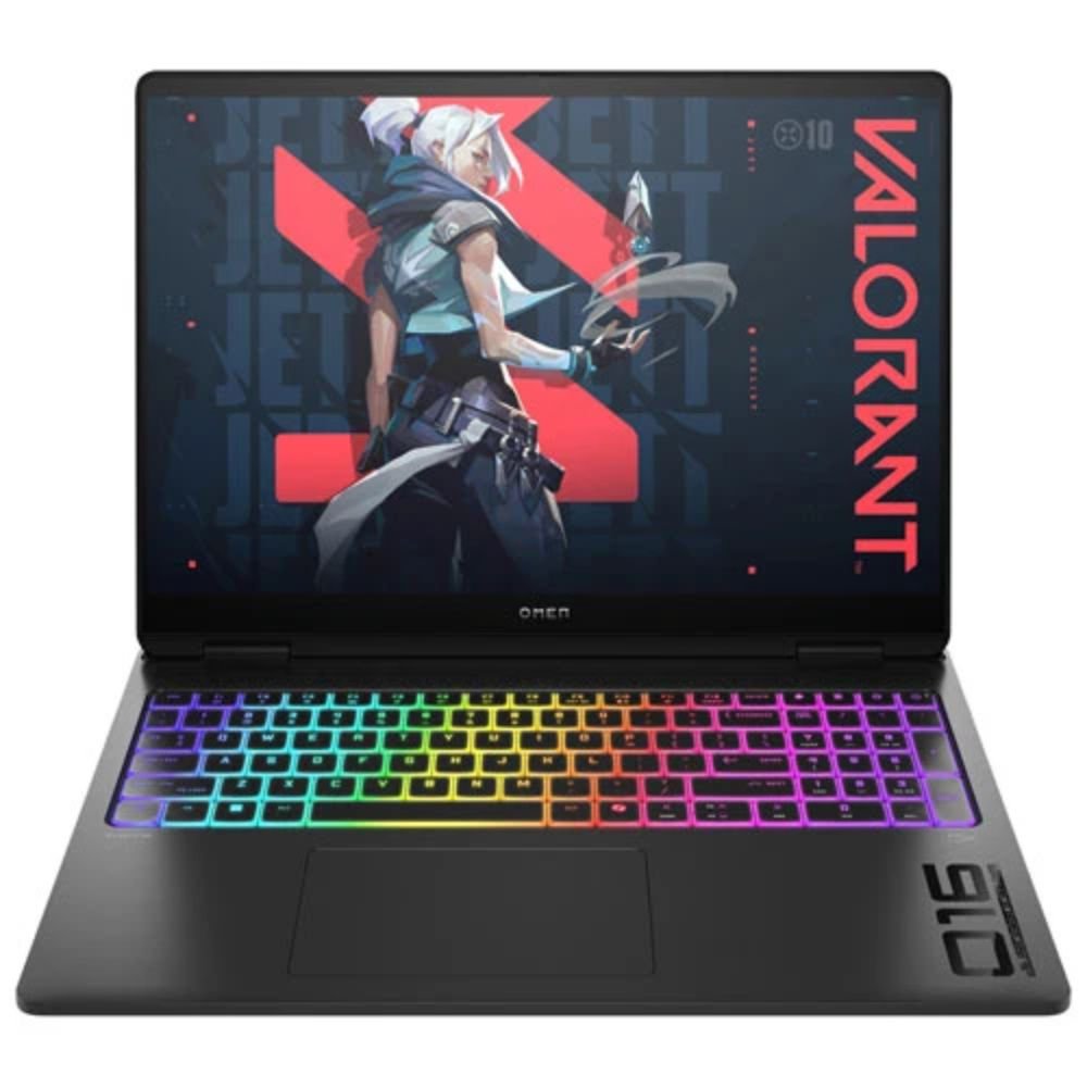 HP OMEN MAX 16-ak0010ca 16" FHD+ AMD Ryzen AI 9 HX 375 2 GHz 16 GB 1TB SSD NVIDIA GeForce RTX 5070 Laptop GPU Windows 11 Home Gaming Laptop, Black