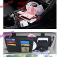 thumbnail image 2 of USTOP 2 Pack Car Sun Visor Organizer, Universal Visor Storage Holder with 6 Pockets for Glasses, Phone, Maps, Tolls, Sunglasses, for Men & Women, Car Accessories, 2 of 7