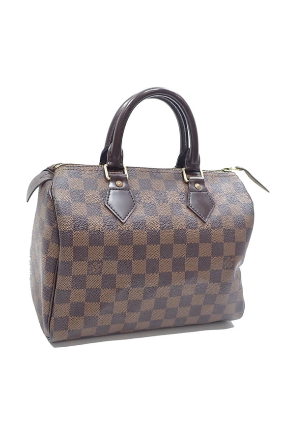 Pre-Owned Louis Vuitton Damier Ebene Speedy 25 Handbag, Women's, N41532, Mini Boston... (Good)