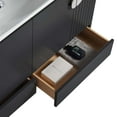thumbnail image 4 of Venezian Collection - 48" Double Black Bathroom Vanity, - Chrome Handles.&nbsp;, 4 of 9
