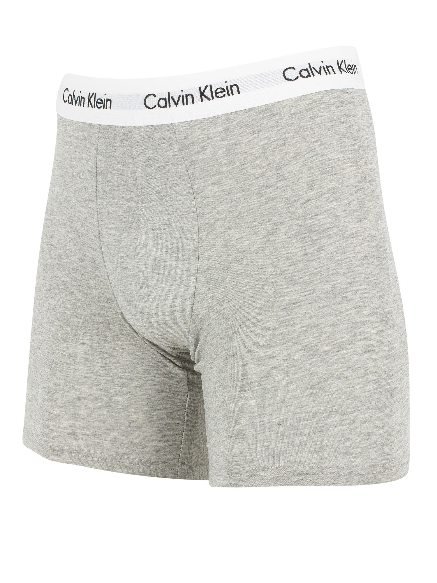 Calvin Klein Basics Button Front Boxer Brief, White