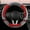 Red#507, variant on Universal Plush Steering Wheel Cover for Cars, Non-Slip Antifreeze Design, Fits 14.5-15 Inch Diameter, Winter Warm , Easy Install, Red/White/Blue/Green/Pink