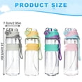 thumbnail image 3 of 1Pc Spray Water Bottle Spray Water Bottle Plastic For Gym Outdoor Gray, 3 of 6