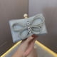 thumbnail image 4 of Bolso de mano con lazo, para bodas, fiestas de cumpleaños, bolsos de banquete, elegantes bolsos de banquete con incrustaciones de diamantes, 4 of 5