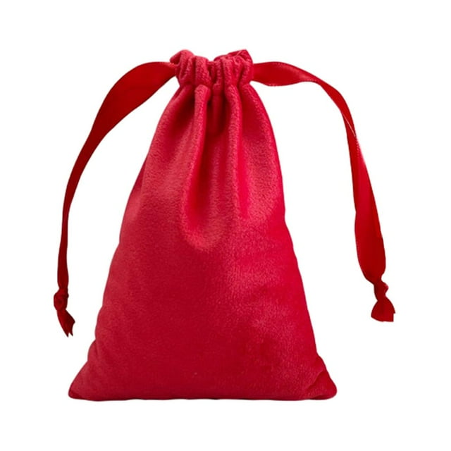 maskred Gift Pouches For Christmas Party Wedding Favors Easy And Versatile Reusable red 1Set