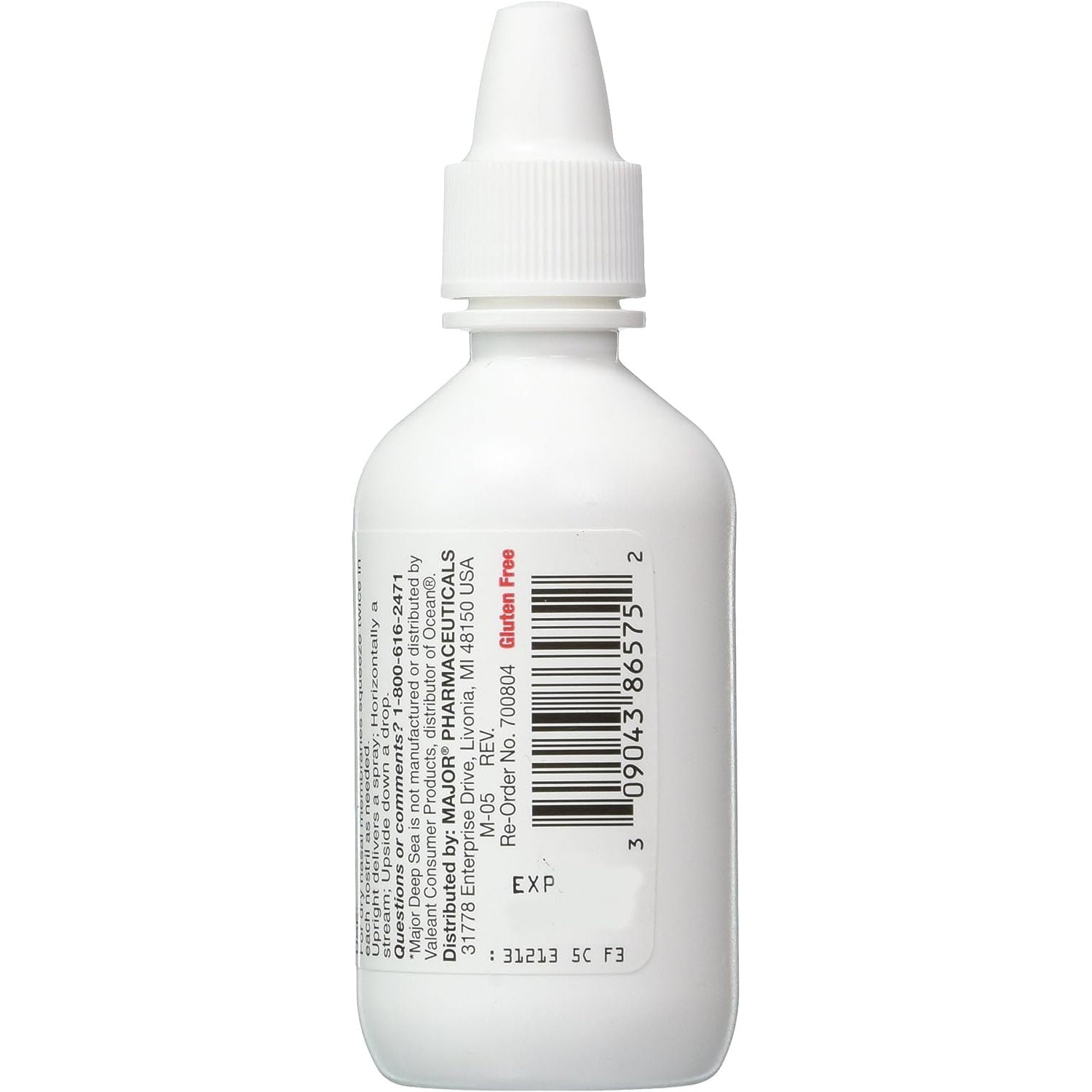 Deep Sea Saline Nasal Spray for Ocean Nasal Moisturizing Spray 1.5 oz per Bottle Pack of 12 Bottles
