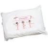 Personalized Black Hair Ballerina Pillowcase