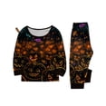 thumbnail image 2 of Matching Family Halloween Pajamas Set - 2026 Cute Ghost & Pumpkin Print Two-Piece Sleepwear Pjs - Family Matching Pajamas Soft Holiday Loungewear Halloween Matching Pajamas for Family, 2 of 6
