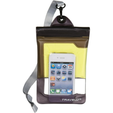 Waterproof Camera Pouch - TRAVELON 12505850 TRAVELON WATERPROOF SMART PHONE/CAMERA POUCH YELLOW