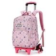 thumbnail image 1 of Trolley Backpack Creative 6-Wheel Big Capacity Rolling Backpack School Bookbag, 1 of 10