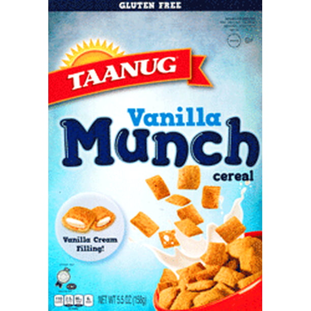 Taanug Kosher Cold Cereal Vanilla Munch Gluten Free Passover 5.5