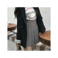 thumbnail image 3 of Girls Women High Waisted Plain Pleated Skirt Skater Tennis School Uniforms A-line Mini Skirt Lining Shorts, 3 of 3
