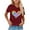 Red womens tops summer, variant on USSUMA Womens Summer Tops and Blouses Trendy Crewneck Rainbow Love Heart Print T-Shirts for Women Dressy Casual Short Sleeve Basic Cute Graphic Shirt Tunics Plus Beach