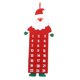 thumbnail image 1 of Calendario de Adviento navideño JAMW con 24 bolsillos Papá Noel alce muñeco de nieve, 1 of 2