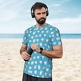 thumbnail image 4 of Wukai Cute Healthy Teeth Print Men's Short-Sleeved Mesh T-Shirt,Quick-Dry Short Sleeve Workout T-Shirt-X-Large, 4 of 8
