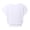 a-White7616, variant on FINALGANG Womens Solid Color Crewneck Cap Sleeve Blouse Short Sleeve Loose Fit Flowy Chiffon Top For Summer Spring Casual Daily Wear Red XXL