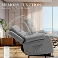 thumbnail image 5 of Korser Small Power Lift Recliner Chair for Elderly with Memory Function Linen for Living Room,Dark Grey, 5 of 9