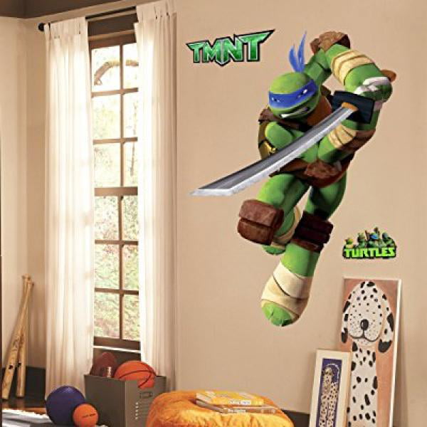Wall Stickers TMNT custom colour Ninja Turtle vinyl decal decor Nursery kids 