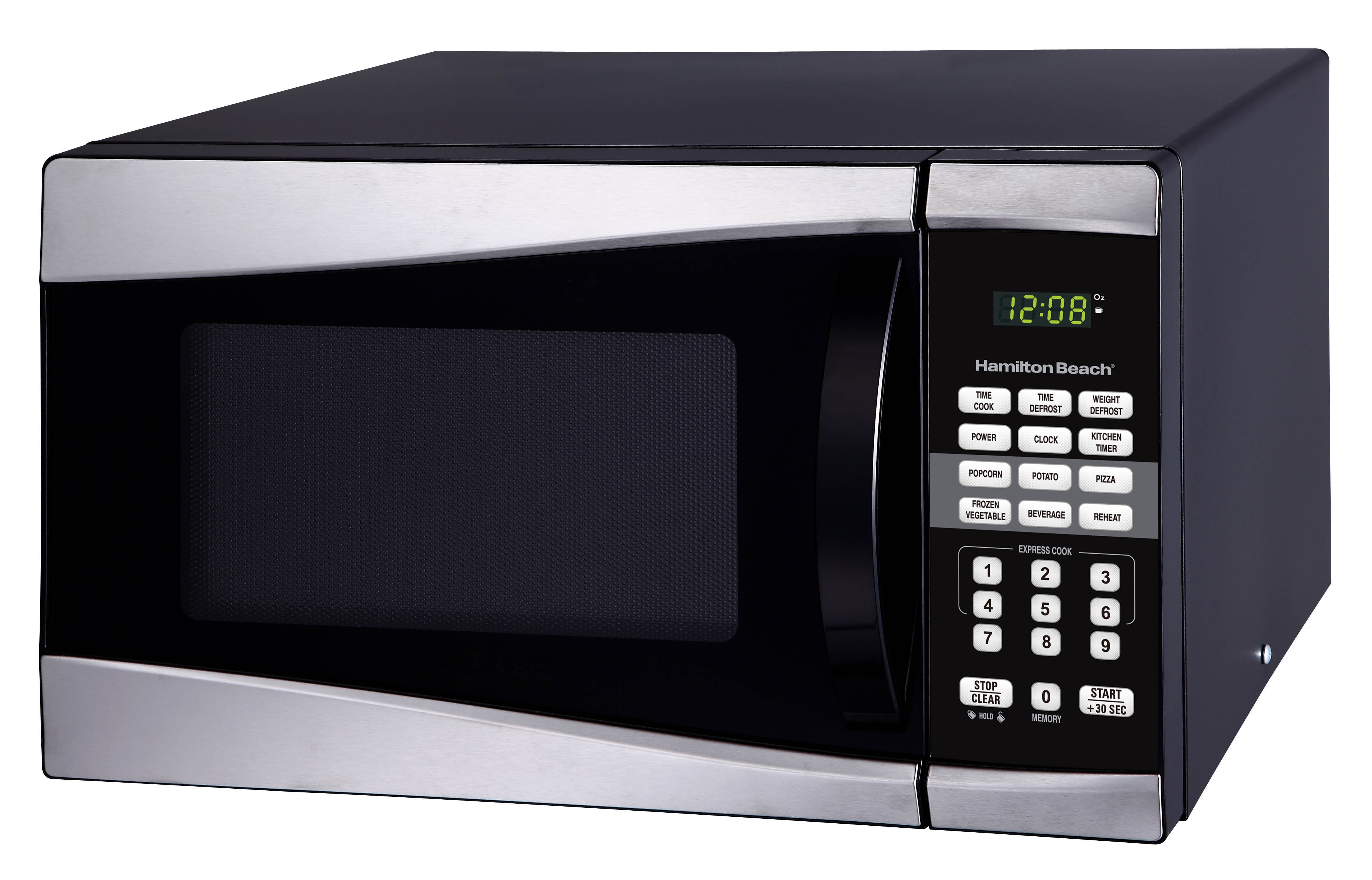 Hamilton Beach 0.9 cu ft 900W Stainless Steel Countertop Microwave