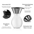 thumbnail image 4 of BODUM Pour Over Coffee Maker, 51-Ounce, Cork, 4 of 6