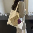 thumbnail image 2 of Bolso de lona de gran capacidad para mujer, nuevo bolso de mano 2024, bolso de mano popular para mujer, bolso de hombro urbano sencillo para viajeros, 2 of 5
