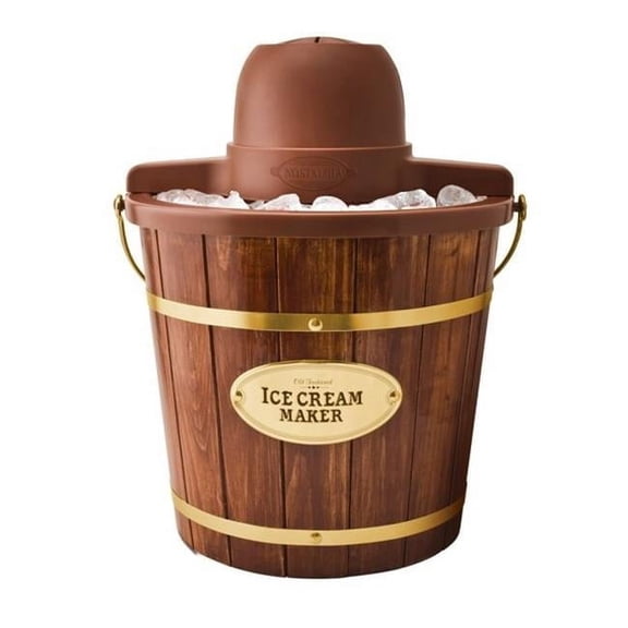 4 Quart Nostalgia Woode Ice Cream Maker