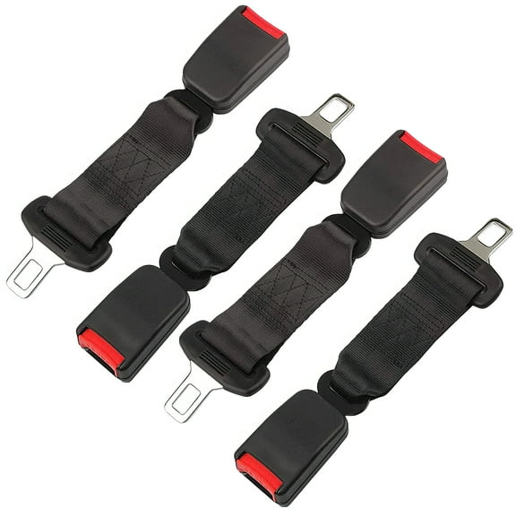 4pcs Car seat belt extender, 4.7IN Car Shoulder Strap Pads, Soft and Comfortable Shoulder Strap Accessory