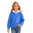 thumbnail image 5 of Boys and Girls Hoodie Kids Blue Hoodie Casual Long Sleeve Hoodies Fall 13-14 Years Girl Clothes, 5 of 5
