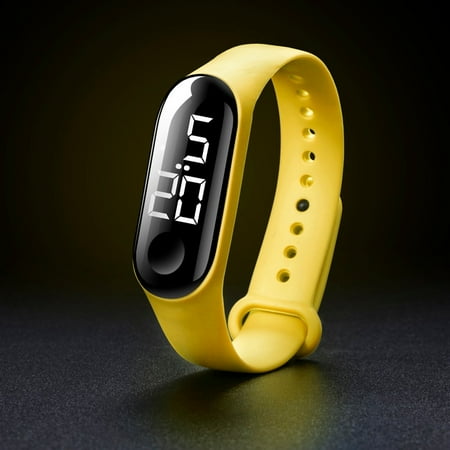 New for Fall! HIMIWAY Sweatshirt Dress Electronic Watches with Step Tracker for Children Stylish and Functional Electronic Watch for Tech-Savvy Youngsters LED Electronic Waterproof Watch